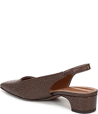 Franco Sarto Lyanna 2 Woven Raffia Slingback Pumps