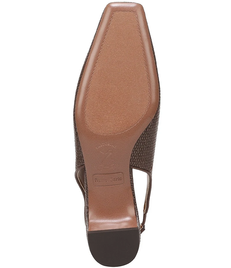 Franco Sarto Lyanna 2 Woven Raffia Slingback Pumps