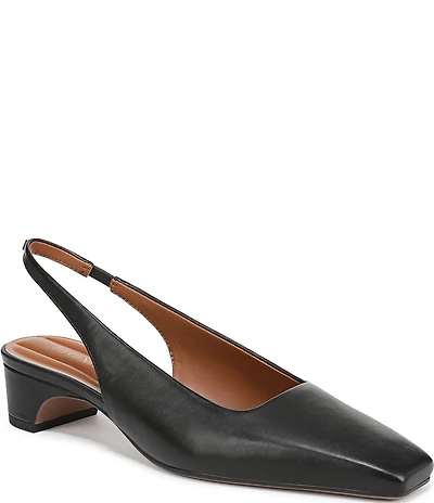 Franco Sarto Lyanna Leather Slingback Pumps