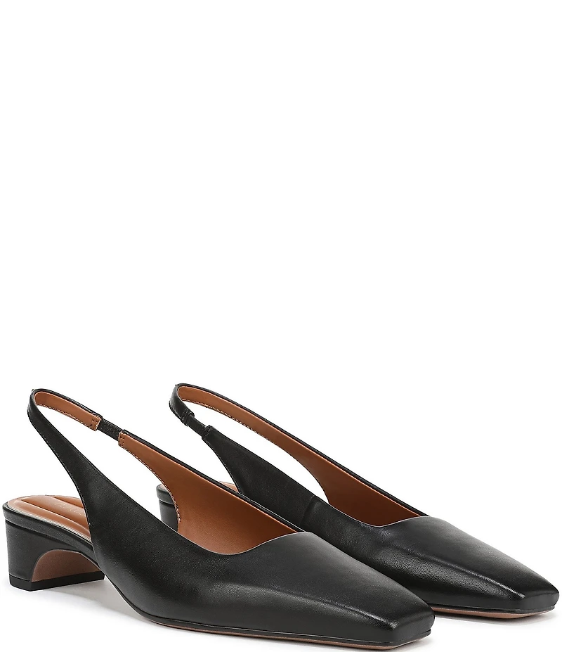 Franco Sarto Lyanna Leather Slingback Pumps