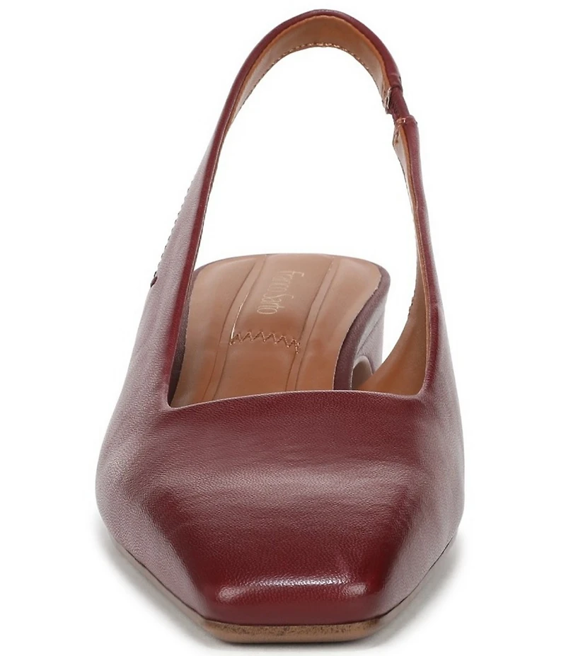 Franco Sarto Lyanna Leather Slingback Pumps