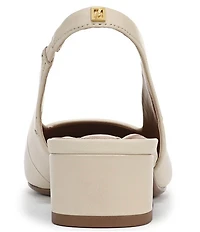 Franco Sarto Lyanna Leather Slingback Pumps