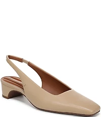 Franco Sarto Lyanna Leather Slingback Pumps
