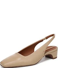 Franco Sarto Lyanna Leather Slingback Pumps