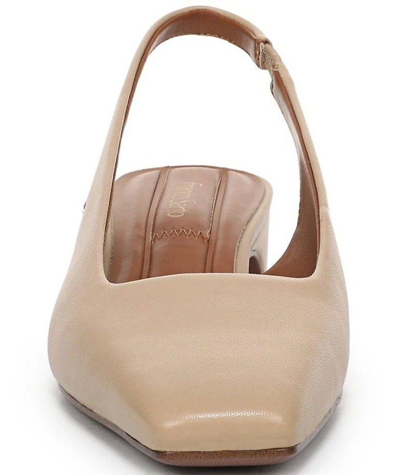 Franco Sarto Lyanna Leather Slingback Pumps