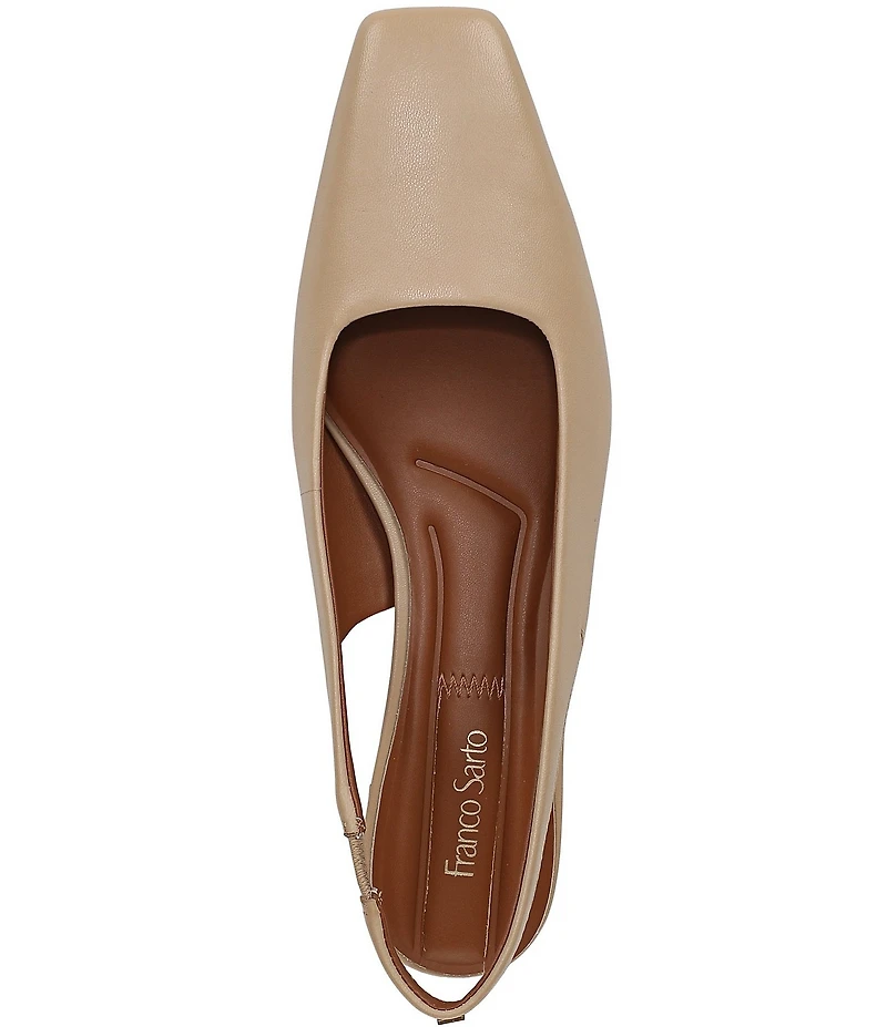 Franco Sarto Lyanna Leather Slingback Pumps
