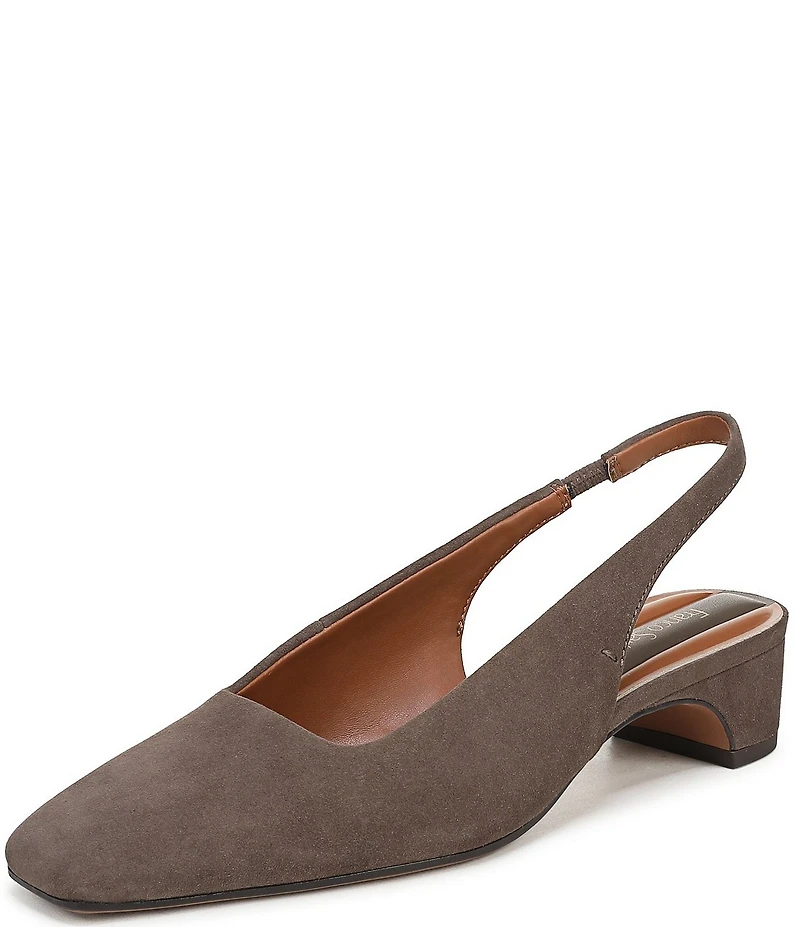 Franco Sarto Lyanna Suede Slingback Pumps