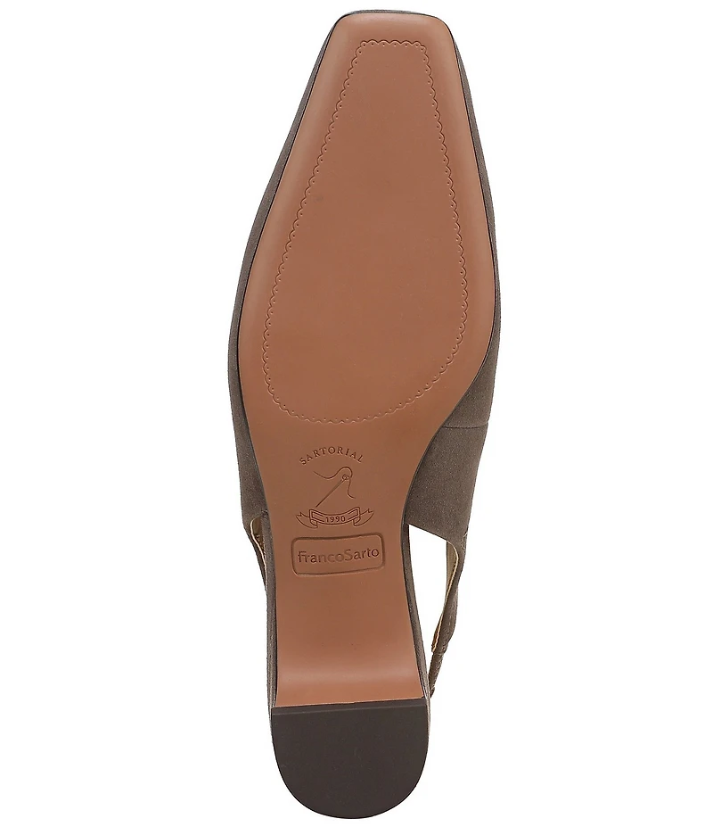 Franco Sarto Lyanna Suede Slingback Pumps