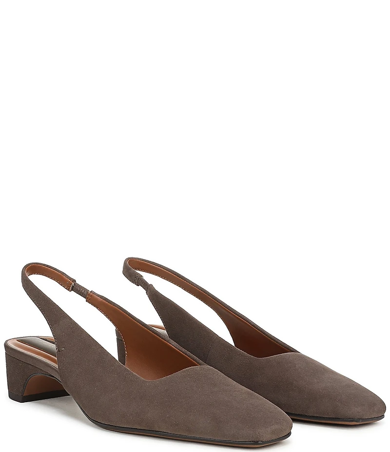 Franco Sarto Lyanna Suede Slingback Pumps