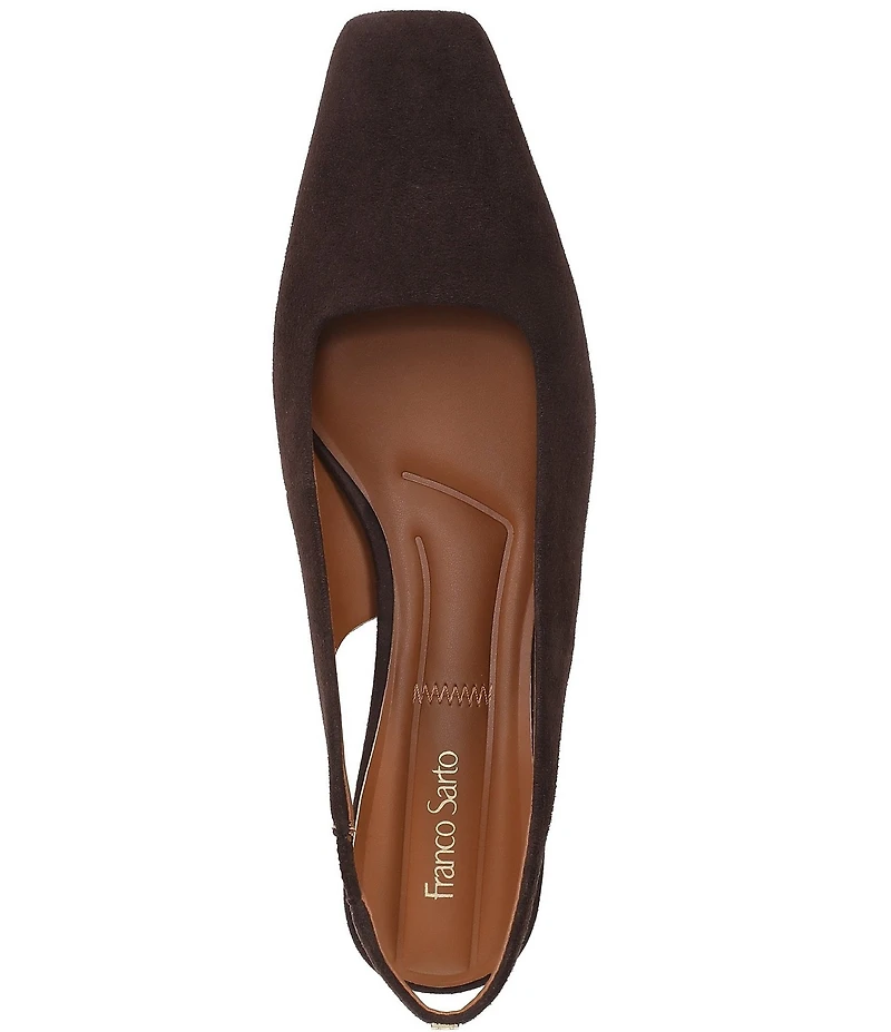 Franco Sarto Lyanna Suede Slingback Pumps