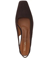 Franco Sarto Lyanna Suede Slingback Pumps