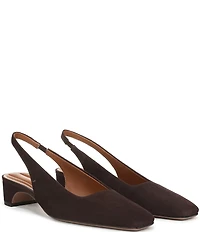 Franco Sarto Lyanna Suede Slingback Pumps