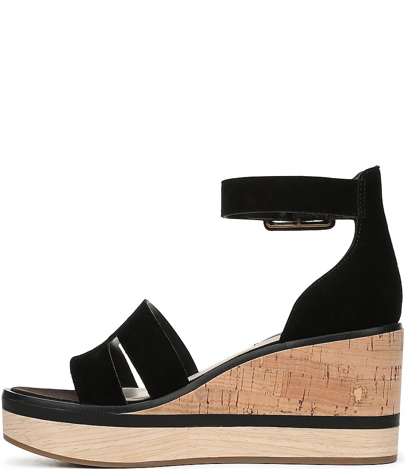 Franco Sarto Madaya 2 Suede Platform Wedge Sandals