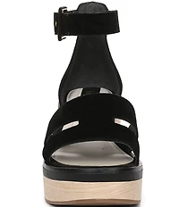 Franco Sarto Madaya 2 Suede Platform Wedge Sandals