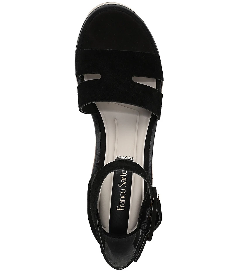 Franco Sarto Madaya 2 Suede Platform Wedge Sandals
