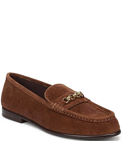 Franco Sarto Maris Corduroy Bit Chain Loafers