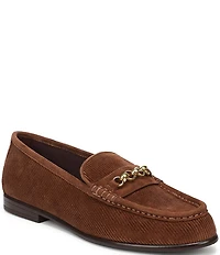 Franco Sarto Maris Corduroy Bit Chain Loafers