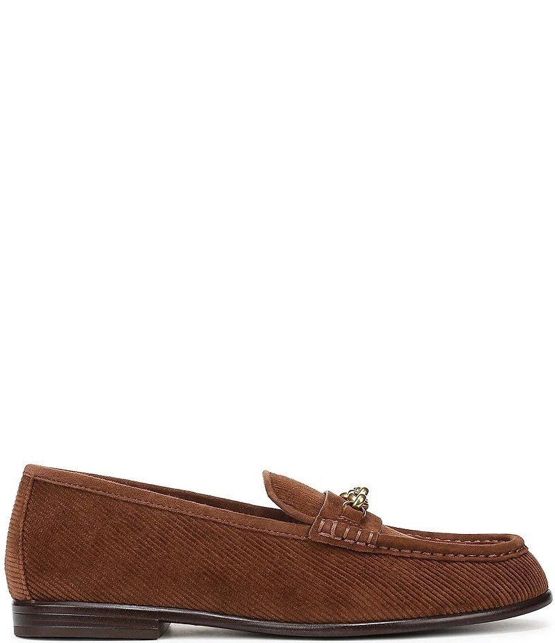 Franco Sarto Maris Corduroy Bit Chain Loafers