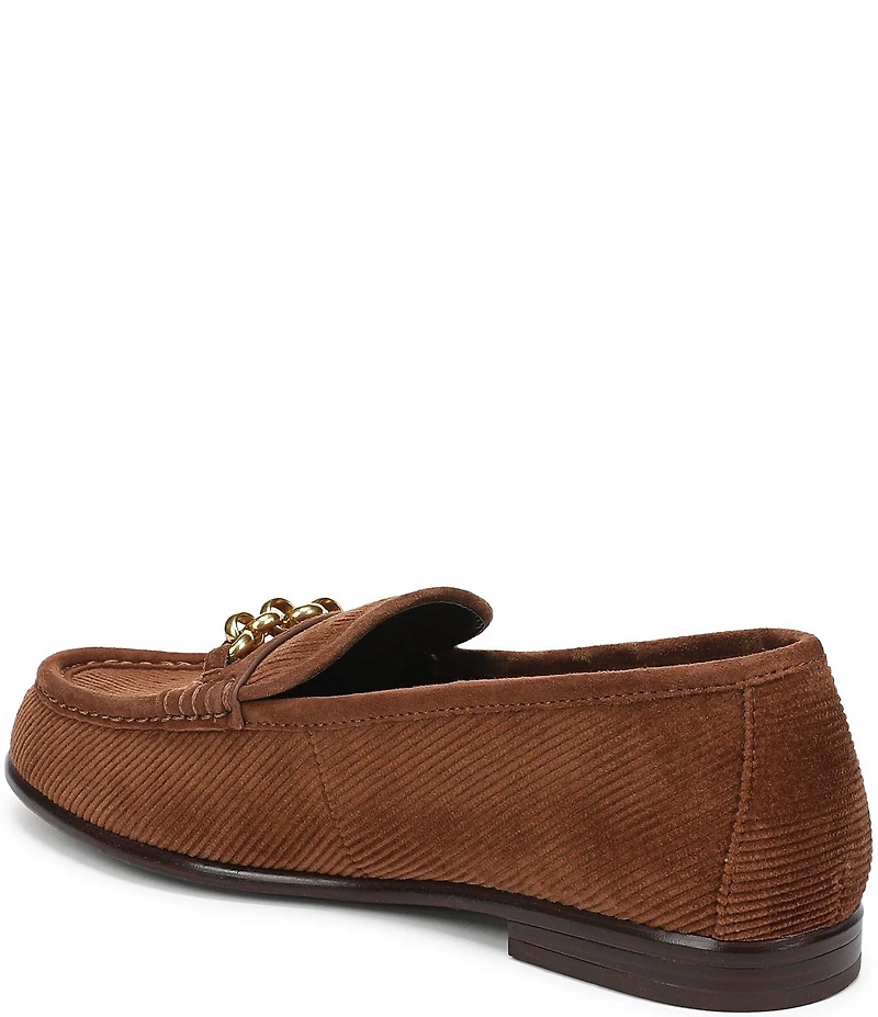 Franco Sarto Maris Corduroy Bit Chain Loafers