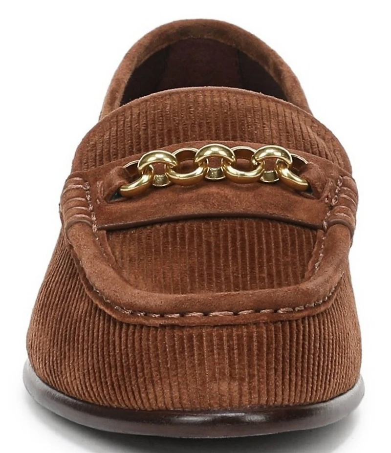 Franco Sarto Maris Corduroy Bit Chain Loafers