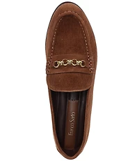 Franco Sarto Maris Corduroy Bit Chain Loafers