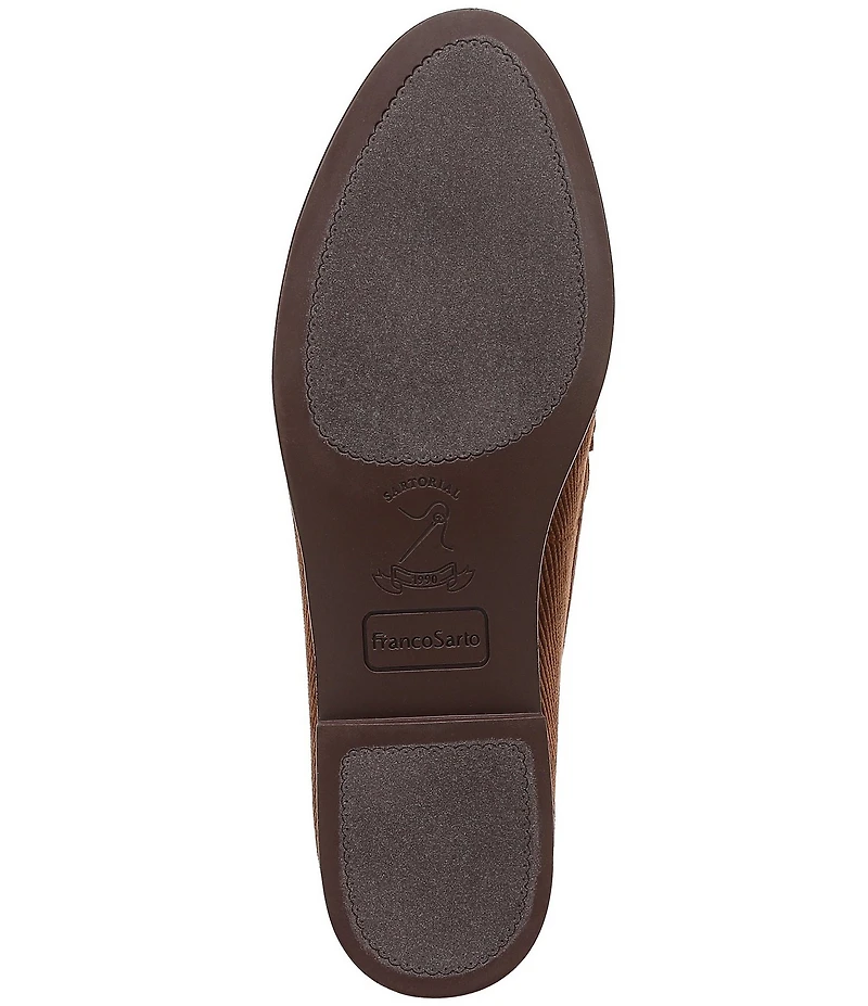 Franco Sarto Maris Corduroy Bit Chain Loafers
