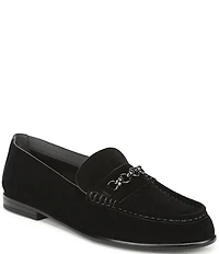 Franco Sarto Maris Suede Bit Chain Loafers