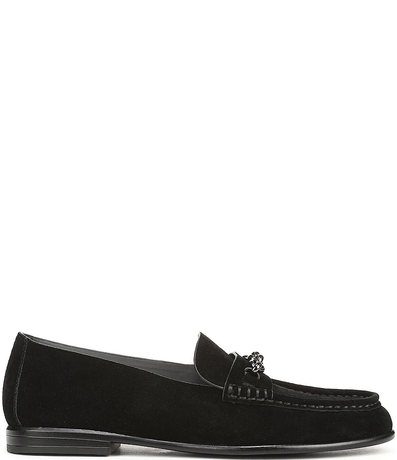 Franco Sarto Maris Suede Bit Chain Loafers