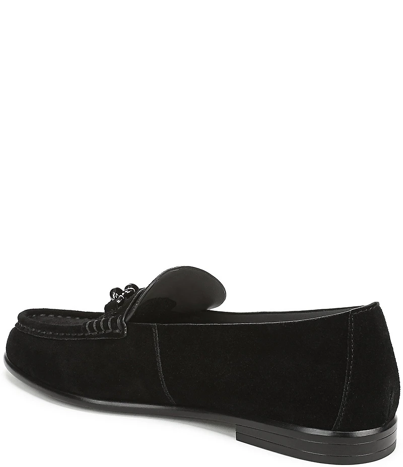 Franco Sarto Maris Suede Bit Chain Loafers