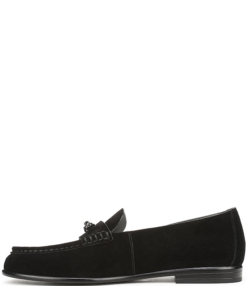 Franco Sarto Maris Suede Bit Chain Loafers