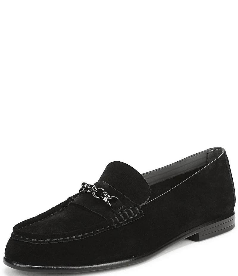 Franco Sarto Maris Suede Bit Chain Loafers