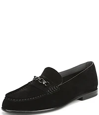 Franco Sarto Maris Suede Bit Chain Loafers