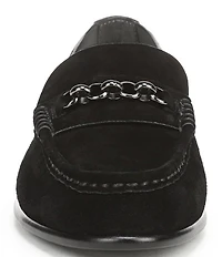 Franco Sarto Maris Suede Bit Chain Loafers