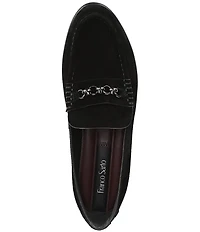 Franco Sarto Maris Suede Bit Chain Loafers