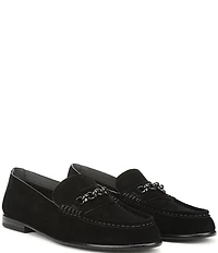 Franco Sarto Maris Suede Bit Chain Loafers