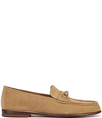 Franco Sarto Maris Suede Bit Chain Loafers