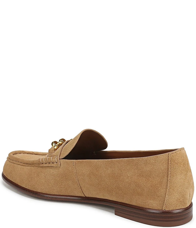 Franco Sarto Maris Suede Bit Chain Loafers