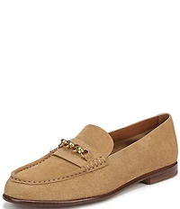 Franco Sarto Maris Suede Bit Chain Loafers