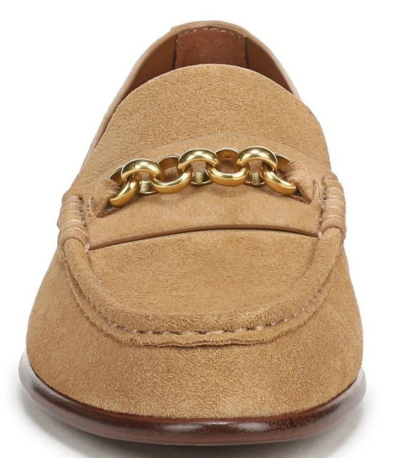 Franco Sarto Maris Suede Bit Chain Loafers