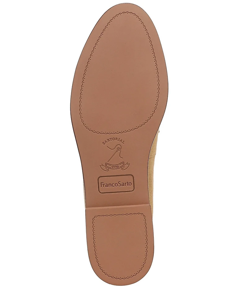 Franco Sarto Maris Suede Bit Chain Loafers