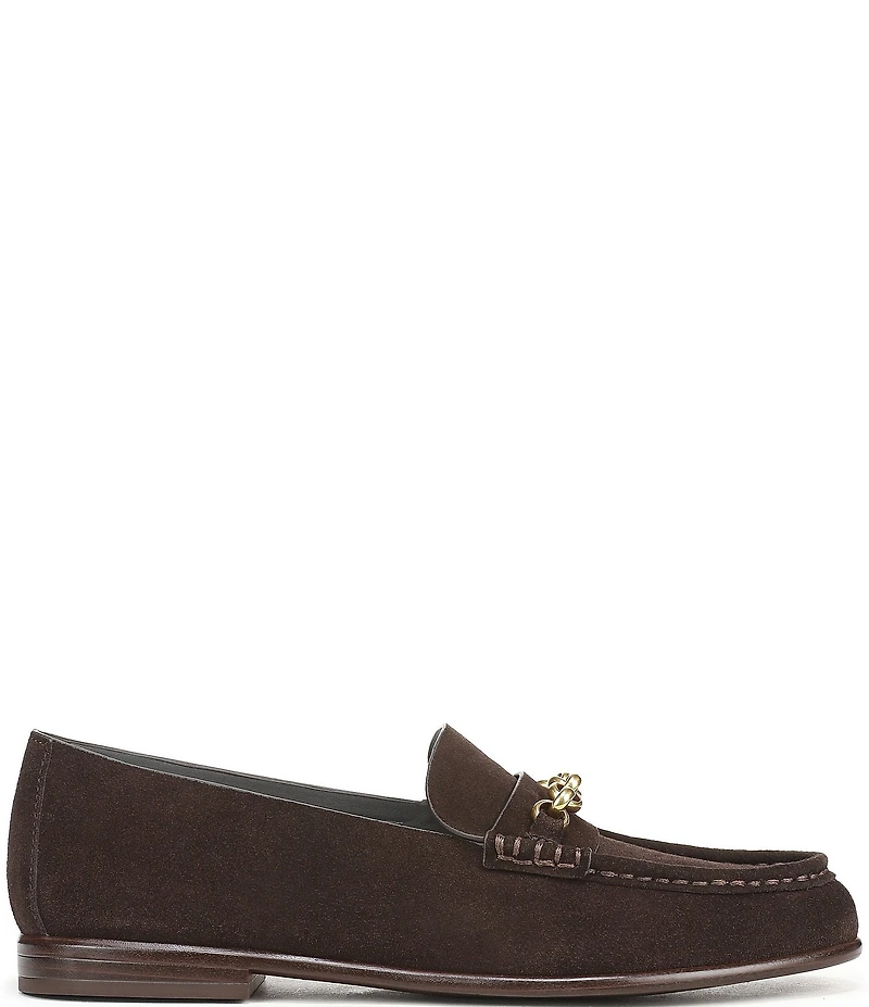 Franco Sarto Maris Suede Bit Chain Loafers