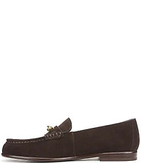 Franco Sarto Maris Suede Bit Chain Loafers