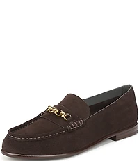 Franco Sarto Maris Suede Bit Chain Loafers