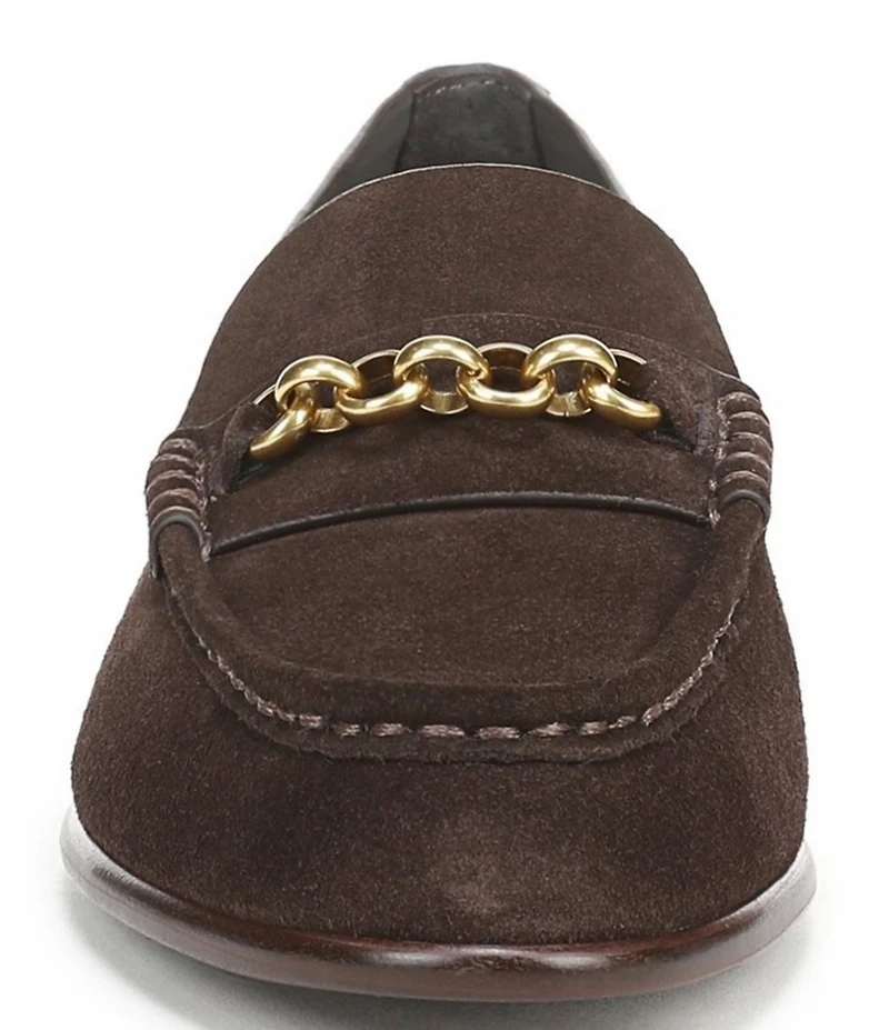 Franco Sarto Maris Suede Bit Chain Loafers