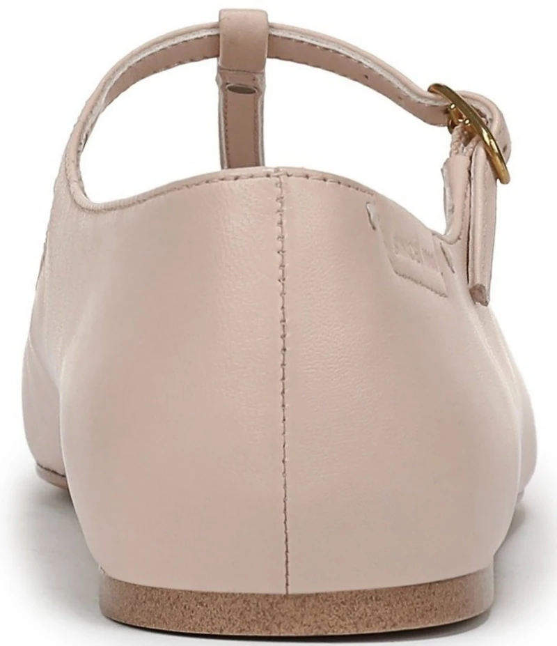 Franco Sarto Marylee Leather T-Strap Flats