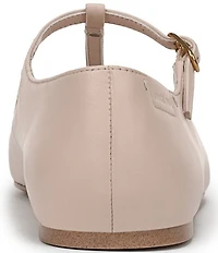 Franco Sarto Marylee Leather T-Strap Flats