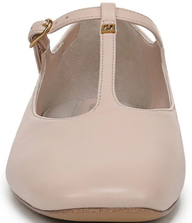 Franco Sarto Marylee Leather T-Strap Flats