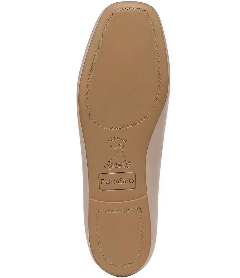 Franco Sarto Marylee Leather T-Strap Flats