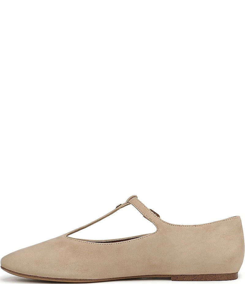 Franco Sarto Marylee Suede T-Strap Flats