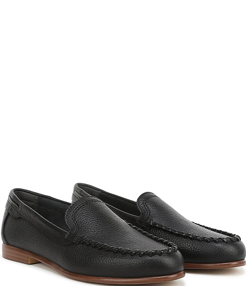 Franco Sarto Maude Leather Whipstitch Loafers